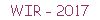 WIR - 2017