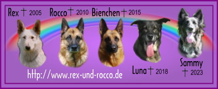 Gästebuch Banner - verlinkt mit http://www.rex-und-rocco.de